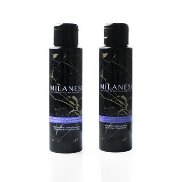 KIT21 - Brera ragyogást kölcsönző sampon &amp; balzsam utazószett 2x100ml - Milanesi Hungary