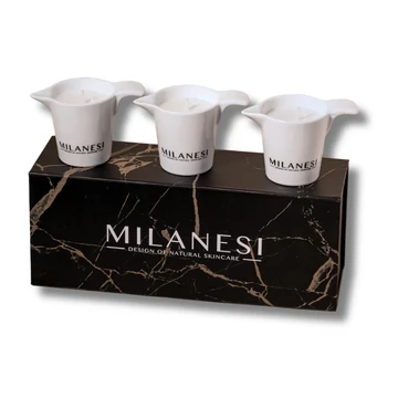 KIT23 - Spa terápiás szett – 3 relaxáló gyertyaolajjal - Milanesi Hungary