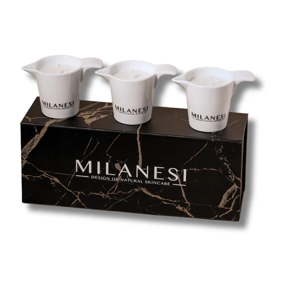 KIT23 - Spa terápiás szett – 3 relaxáló gyertyaolajjal - Milanesi Hungary